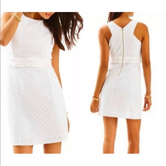 Lilly Pulitzer Arden Shift Dress- Lace/White - Picture 3 of 6